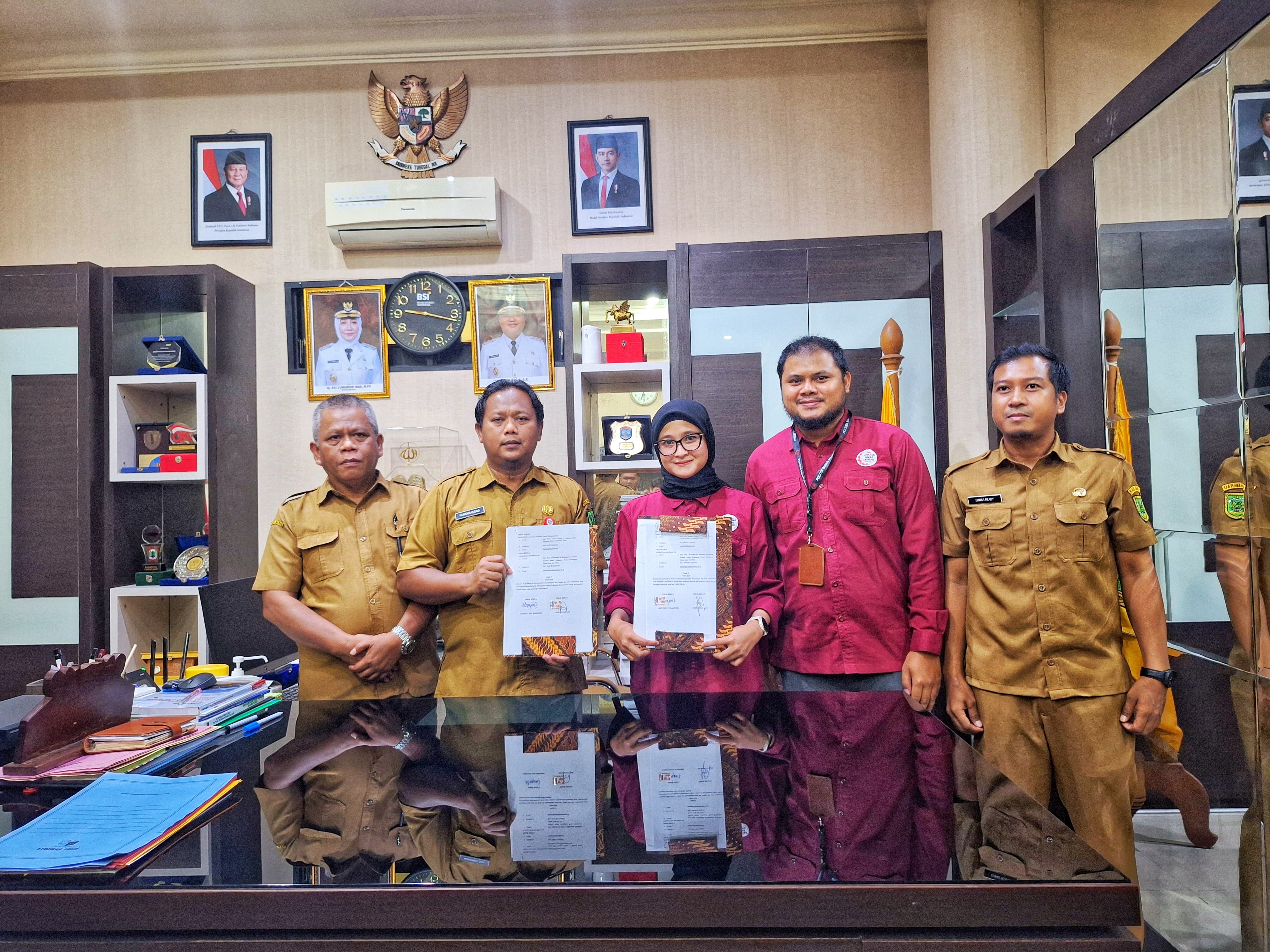 Pemkab Berau dan Politeknik Sinar Mas Berau Coal Tandatangani PKS Pemetaan Batas Wilayah Kampung